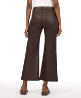Meg HR Fab Ab Coated Wide Leg