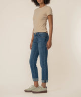 Amy Crop Straight Leg Roll Up
