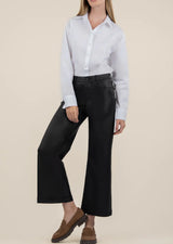 Meg HR Fab Ab Coated Wide Leg