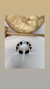 Avril LUXE Wristwear - Black and Silver