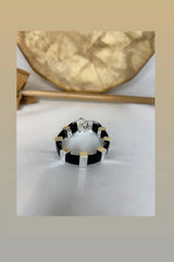 Avril LUXE Wristwear - Black and Silver