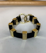 Avril LUXE Wristwear - Brown and Gold