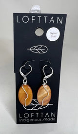 Trent Brown Buckskin Earrings