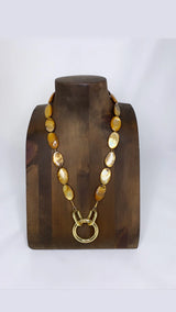Trent - Buckskin Shell Necklace