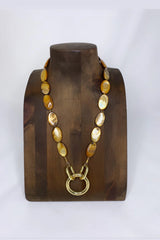 Trent - Buckskin Shell Necklace