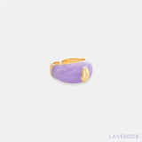 Oval Enamel Ring