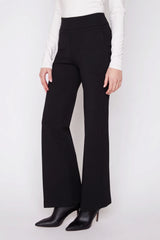 Knit Pull-On Flare Pants