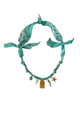 Santa Giulia Aqua Palm Tree Necklace