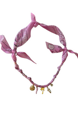 Santa Giulia Light Pink Palm Tree Necklace