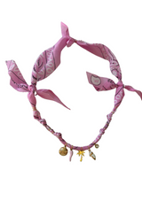 Santa Giulia Light Pink Palm Tree Necklace