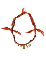 Santa Giulia Orange Palm Tree Necklace