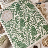 "Archimedes" Owl Swedish Dishcloth