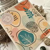 "Petiole" Abstract Leaves Swedish Dishcloth