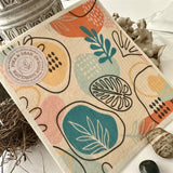 "Petiole" Abstract Leaves Swedish Dishcloth