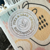 "Petiole" Abstract Leaves Swedish Dishcloth