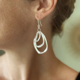 Triple Ring Earrings