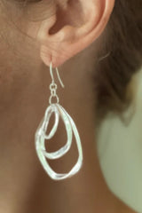 Triple Ring Earrings