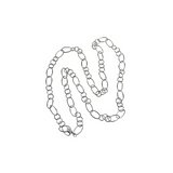 Delilah "Flirty" Silver Chain