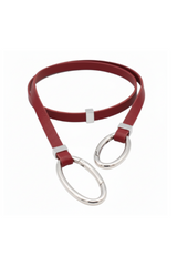 Red Wine Avril Edge Strand - Silver