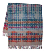 Distressed Houndstooth Throw