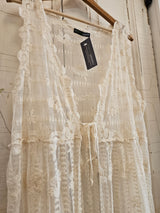 Cream Whimsy Lace Kimono