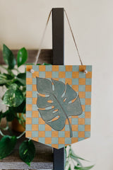 Checker Monstera Stain by Numbers Kit