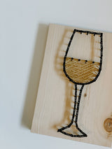 White Wine String Art Kit - Medium