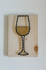 White Wine String Art Kit - Medium