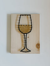 White Wine String Art Kit - Medium