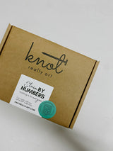 Checker Monstera Stain by Numbers Kit