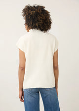 Ottoman Cap Sleeve Sweater
