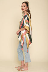 Leah Stripe Kimono