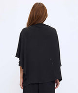 Draped Asymmetrical Shawl