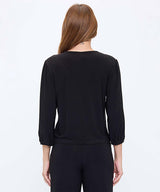 Front Tie Vneck Top