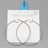 Timeless Elegance Large Hoop Earring