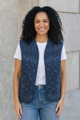 Bandana Quilted Vest