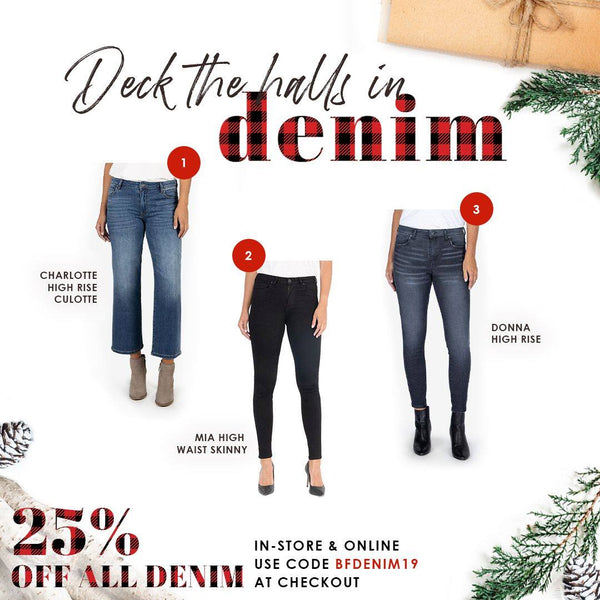 Deck the Halls in Denim | A holiday gift guide by Shannon Passero