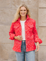 Bandana Quilted Shacket