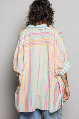 Laura Stripe Button-up Shirt
