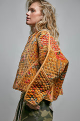 Quilted Velvet Jacket