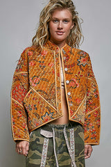 Quilted Velvet Jacket