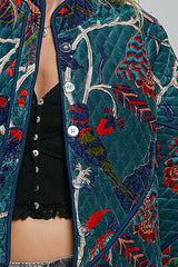 Quilted Velvet Jacket