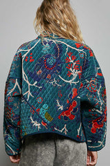 Quilted Velvet Jacket