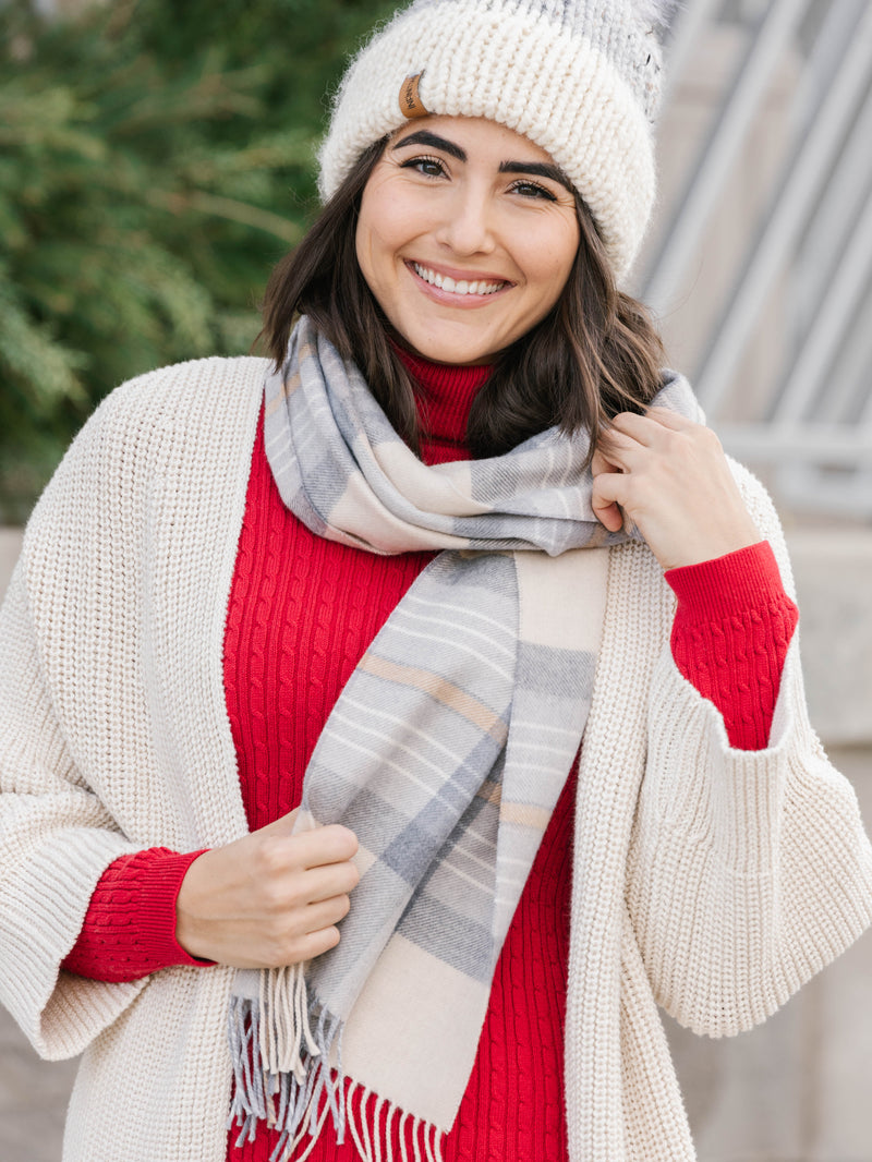 Modern Plaid Scarf