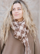 Large Print Houndstooth Scarf