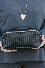 Woven Makeup Bag