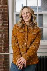 Bandana Quilted Shacket