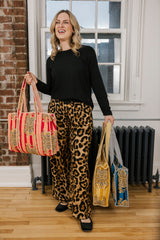 Tiger Quilted Totes