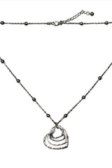Stacked Heart Necklace