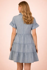 Indigo Breeze Dress